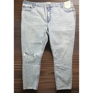 Abercrombie & Fitch Curve Love Skinny High Rise Jeans Plus Size 37/24R/ (47X28)